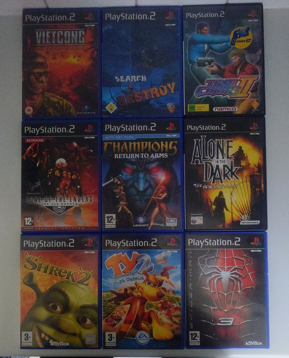 PS2 pelit (CIB)