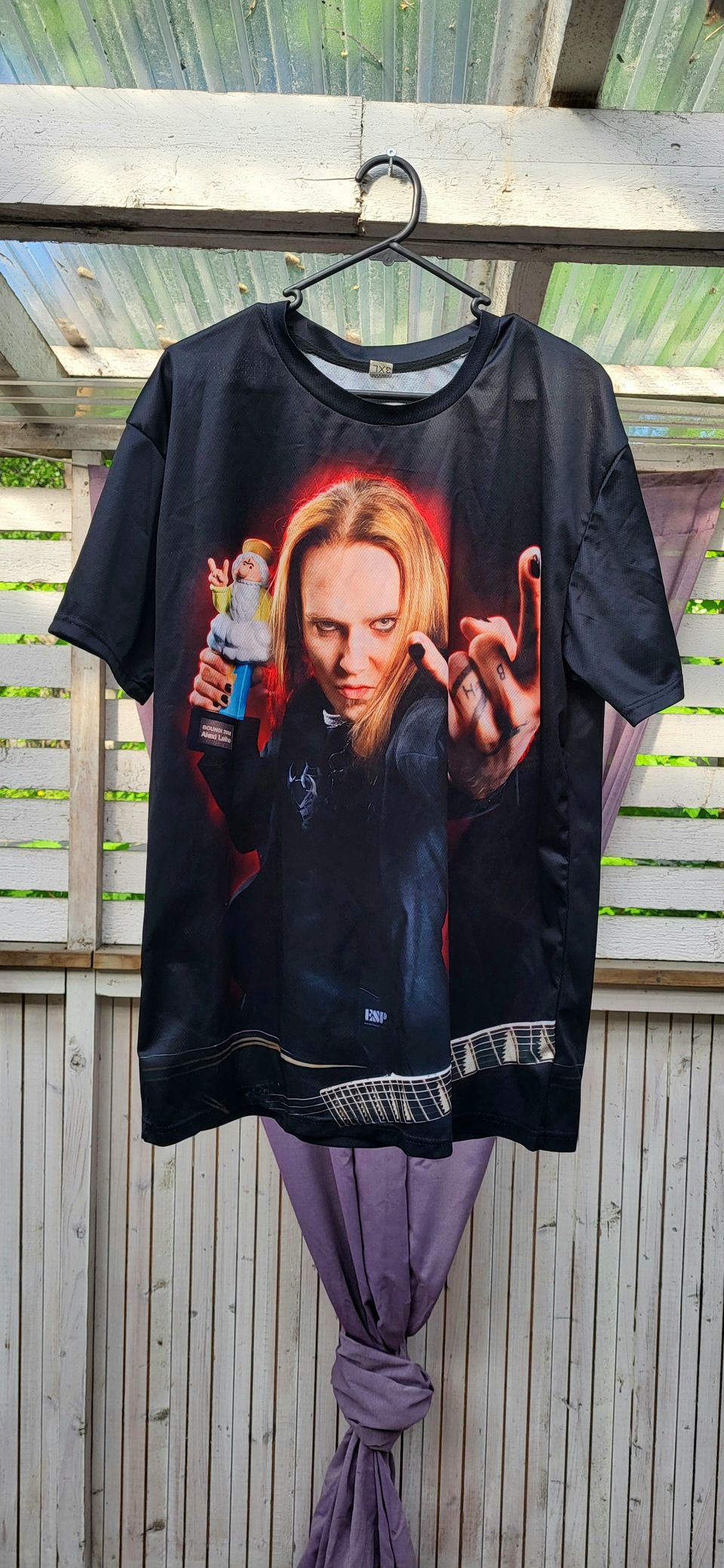 Alexi Laiho 3D-printtipaita.3XL.