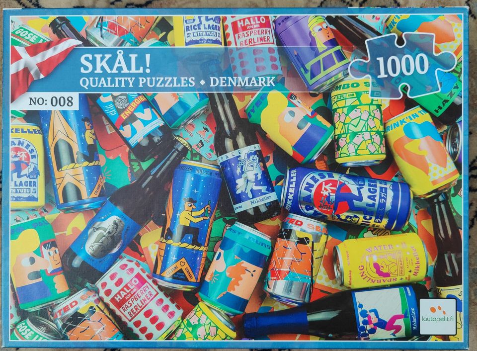 Palapeli Skål quality Puzzle no 8 1000 palaa