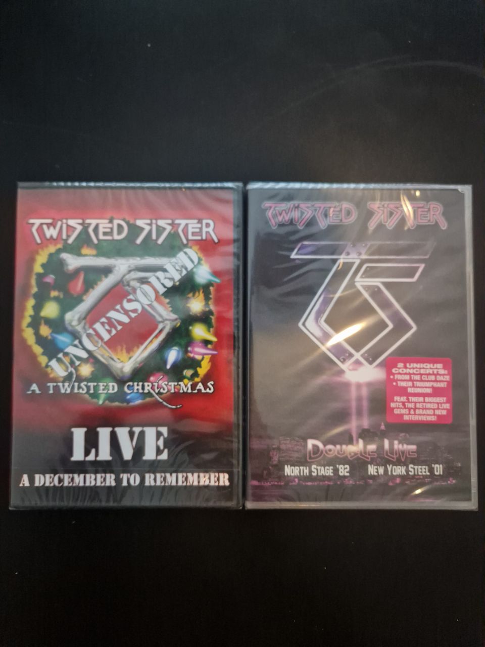 Twisted Sister 2DVD, uusia.