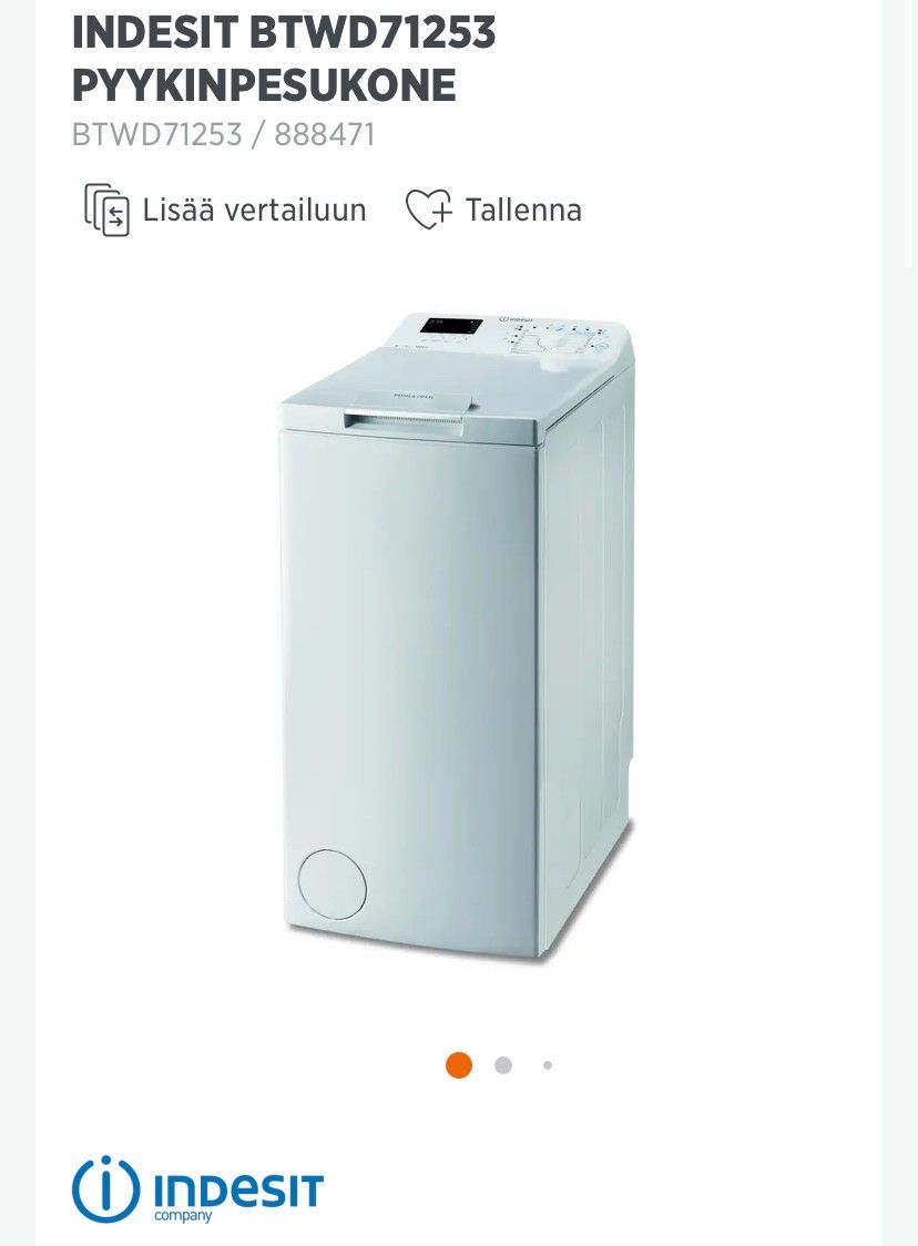 INDESIT pesukone