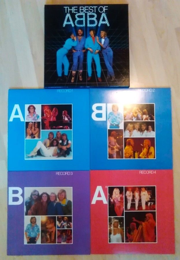 The Best Of ABBA 4 vinyylin boxi!
