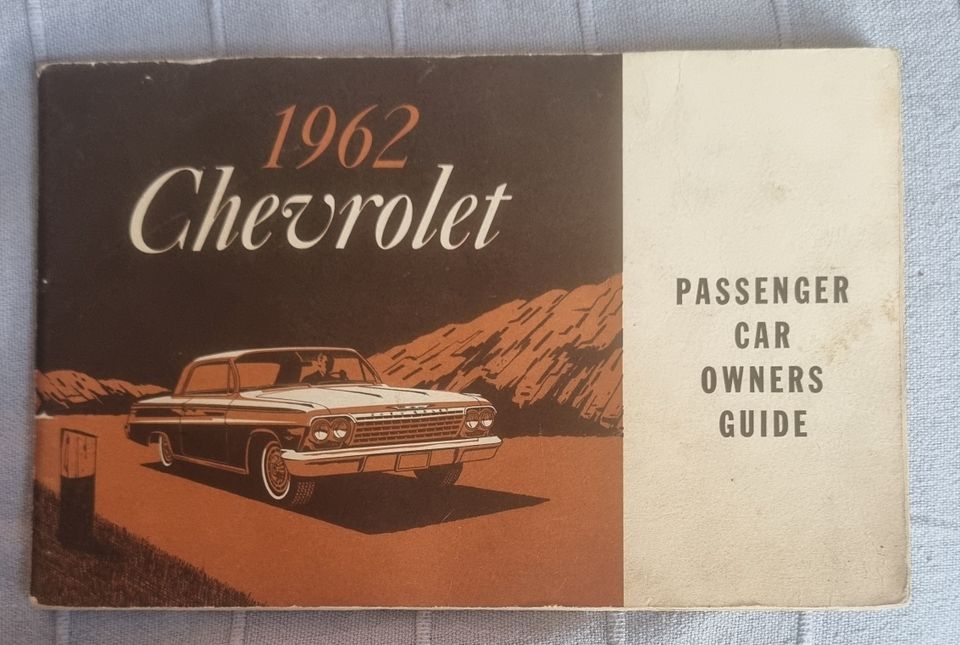 Chevrolet 1962 omistajan käsikirja