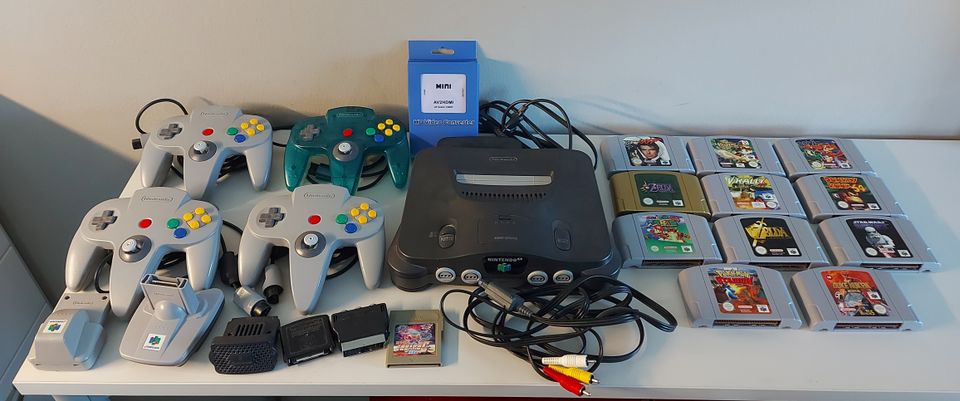 Nintendo 64, pelejä ja muuta rojua