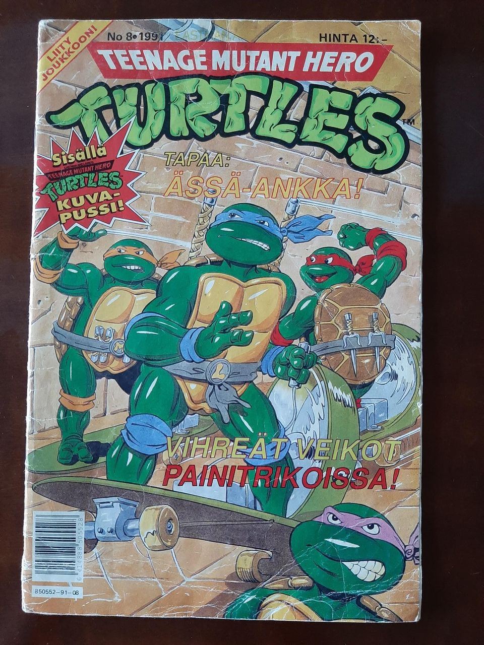 Turtles lehti 8/1991