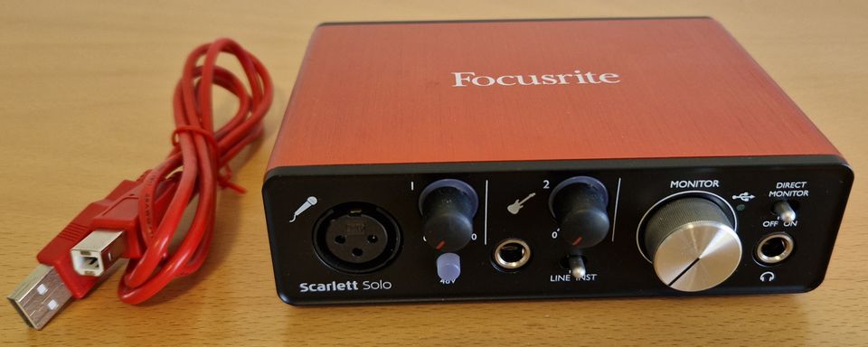 Focusrite Scarlett Solo 2nd Gen äänikortti