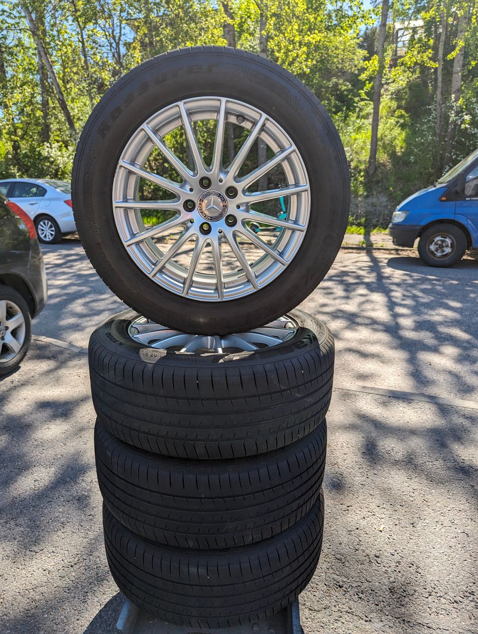 Mercedes Vito, S Classe, E OEM, summer tires 235/55/17" tpms