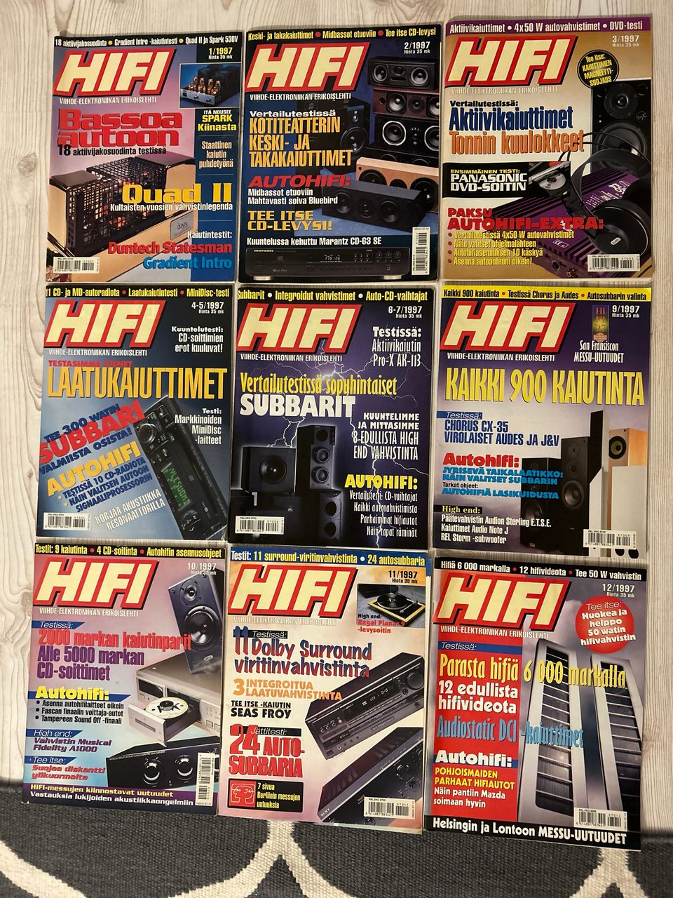 Hi-Fi lehtiä vuodelta 1997