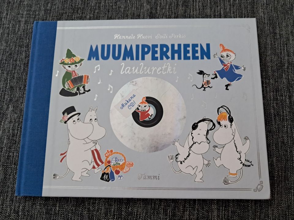 Muumiperheen lauluretki -kirja ja cd