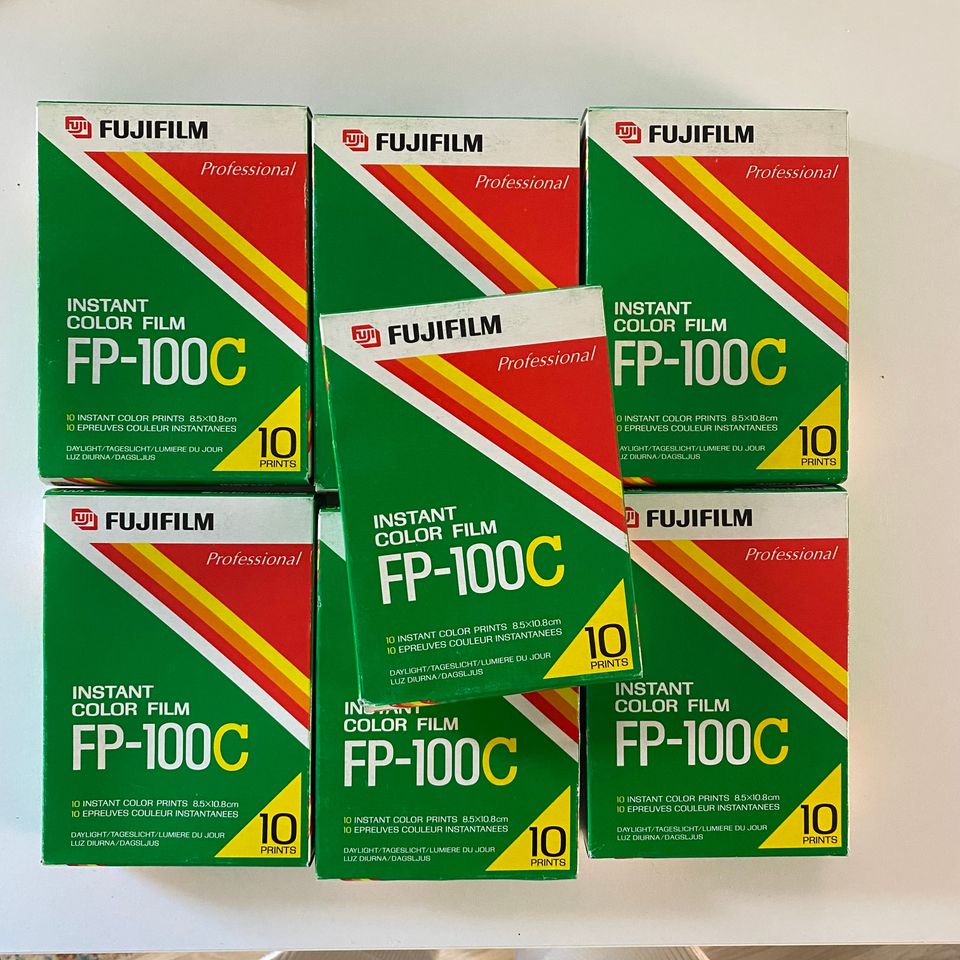 Fujifilm FP-100C pikafilmi 7kpl (2002-08)