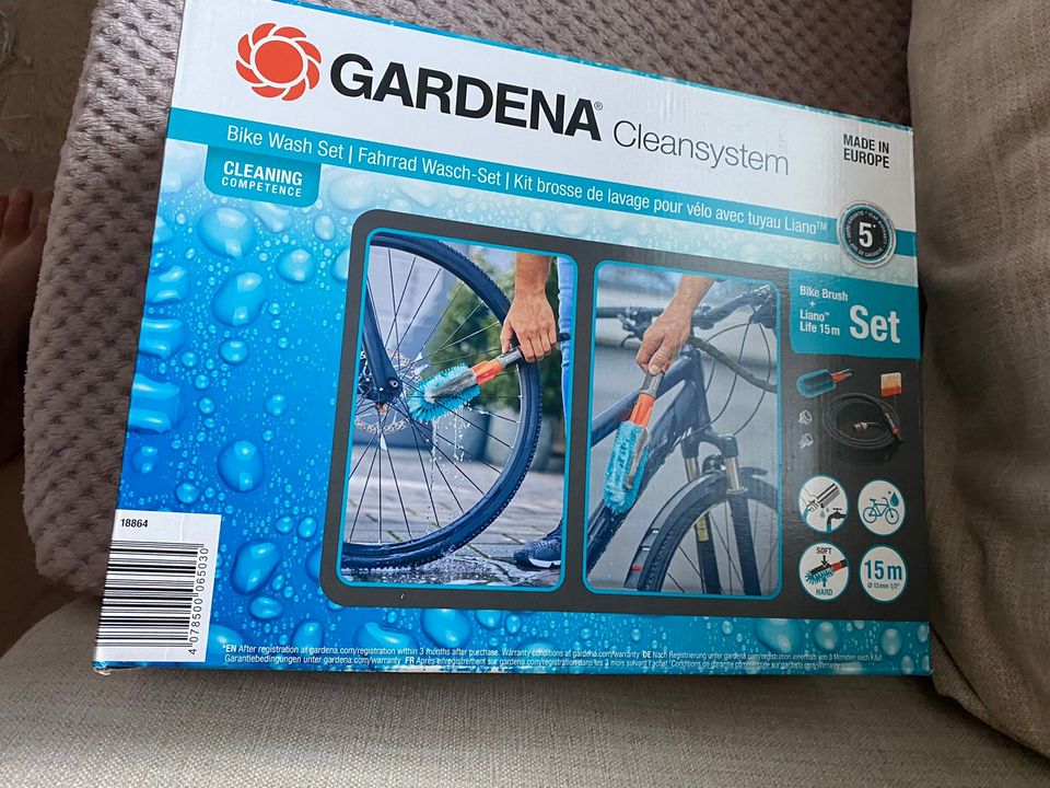 Gardena Cleansystem polkupyörän puhdistussetti
