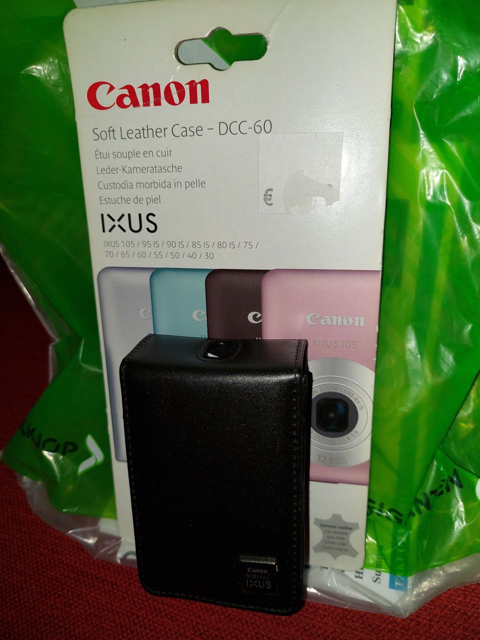 Canon Soft leather case DCC-60 uusia 2kpl jäljellä