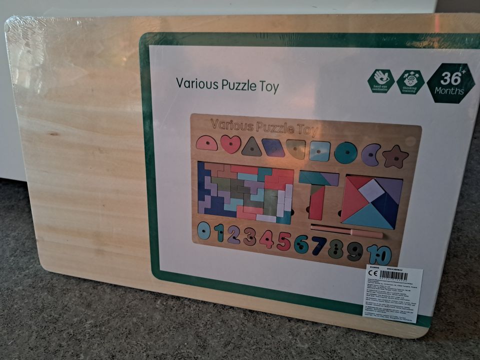 New baby puzzle toy. Uusi vauvan palapeli