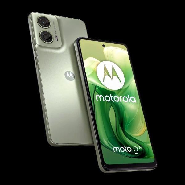 Motorola Moto G24 128 Gt älypuhelin, seafoam green