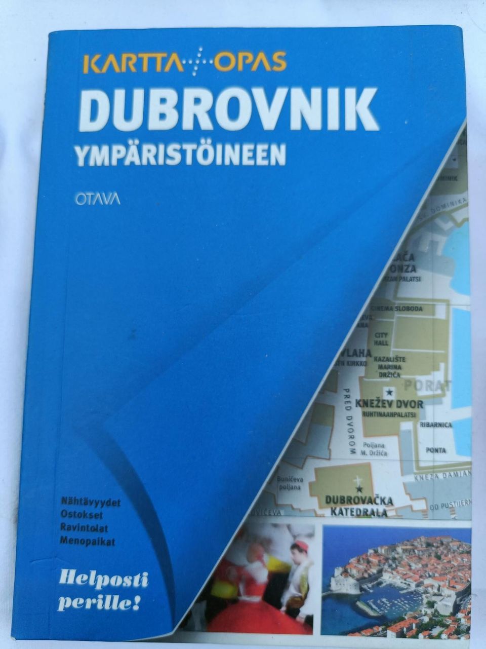 Dubrovnik ympäristöineen matkaopas ja kartta