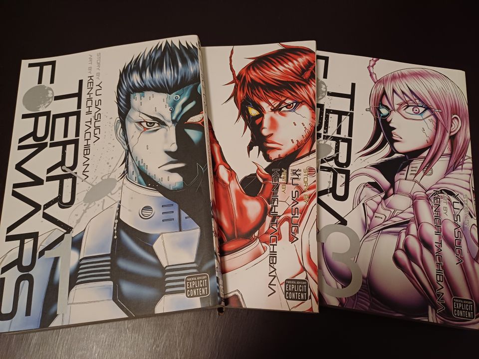 Terra Formers 1-3 manga