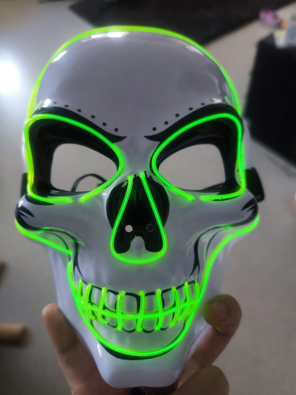 Mask green light 💀💀💀💀 Halloween & juhlat