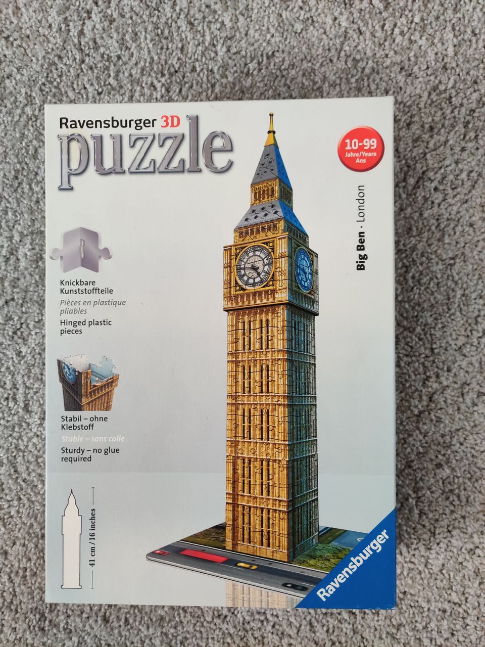 Big Ben palapeli 3 D,263 palaa