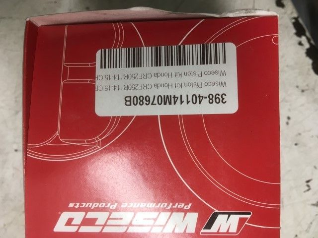 Wiseco Piston Kit Honda CRF250R '14-15 CR. 13.5:1 76.76mm
