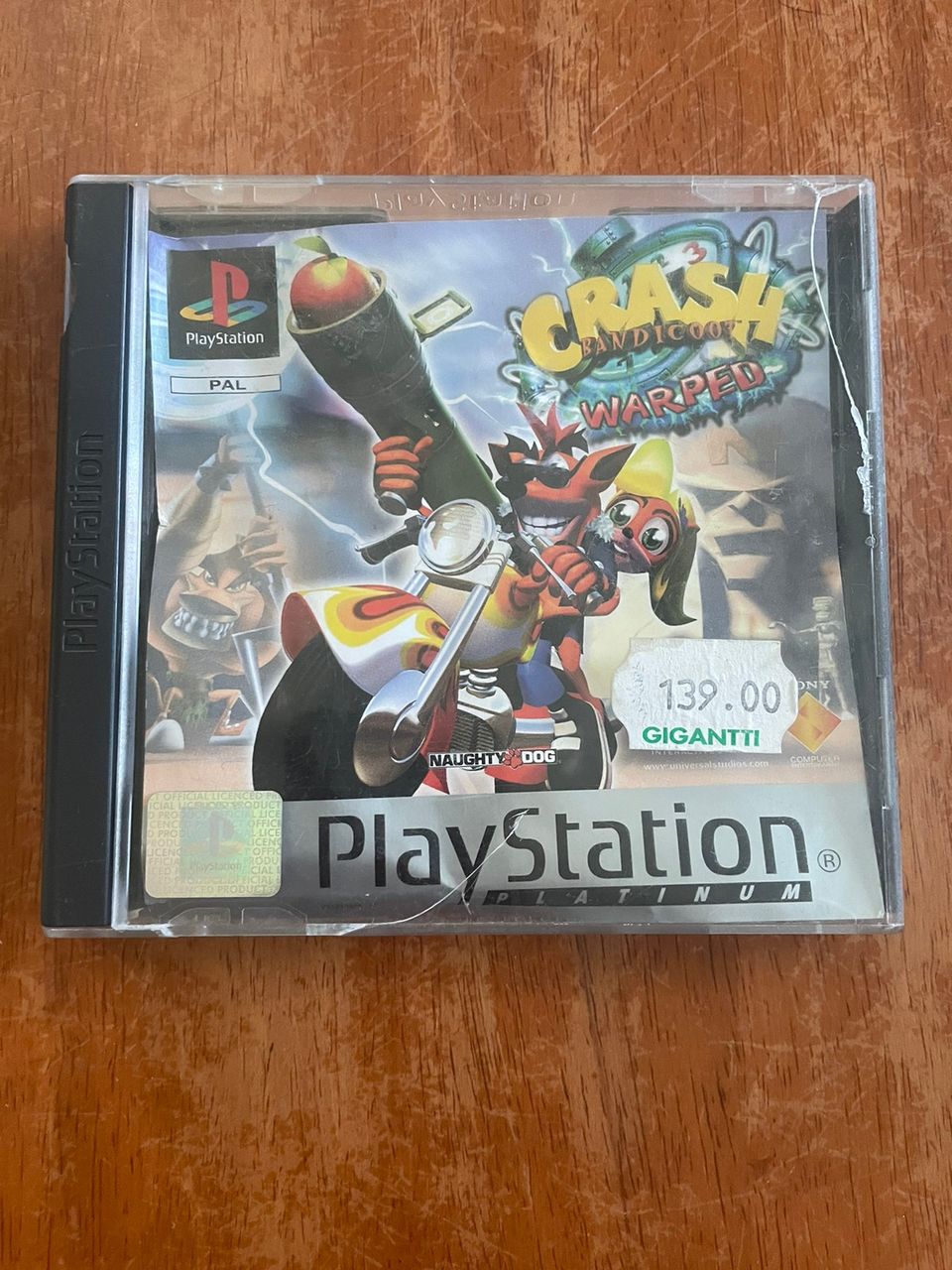 Crash Bandicoo warped  Playstation 1