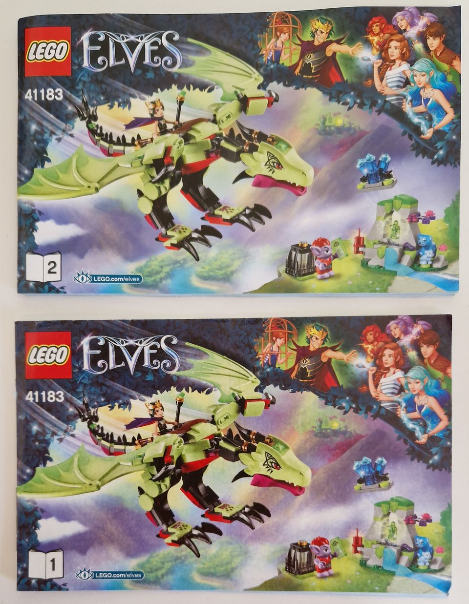 Lego Elves 41183 Menninkäiskuninkaan ilkeä lohikäärme
