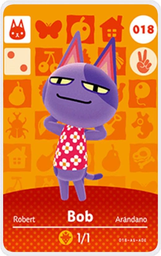 Ostetaan Animal Crossing Bob kortti