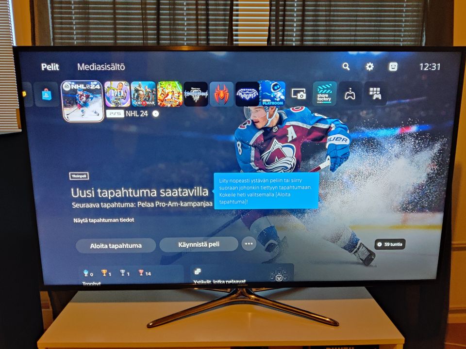 Samsung 4k smart TV "55 tuumainen