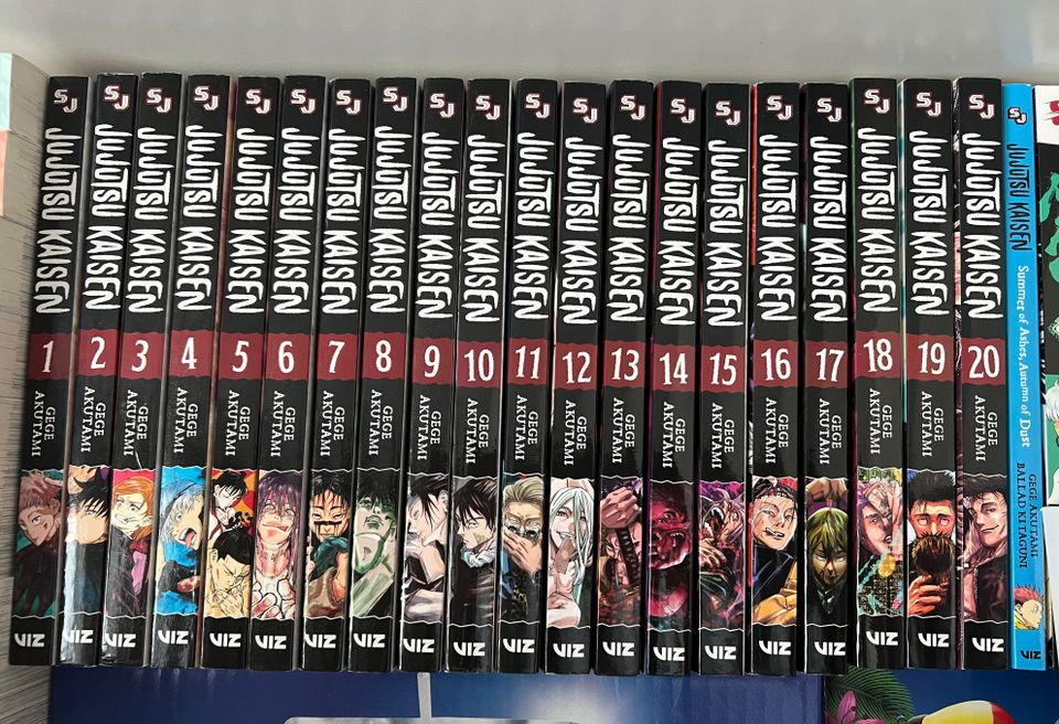 Jujutsu Kaisen vol 1-20 manga