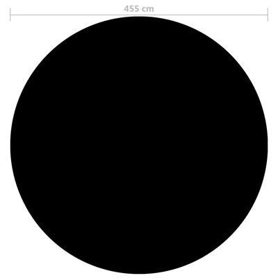 VidaXL Uima-altaan suoja musta 455 cm PE