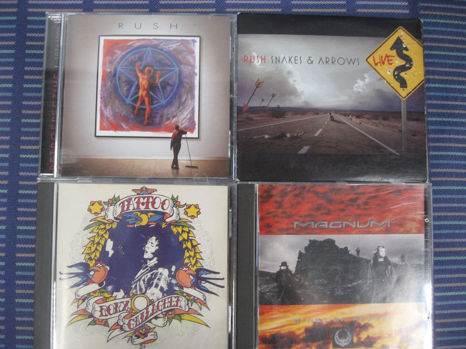 Rush, Rory Gallagher, Magnum, Therapy?, Fall Out Boy, Janis Joplin
