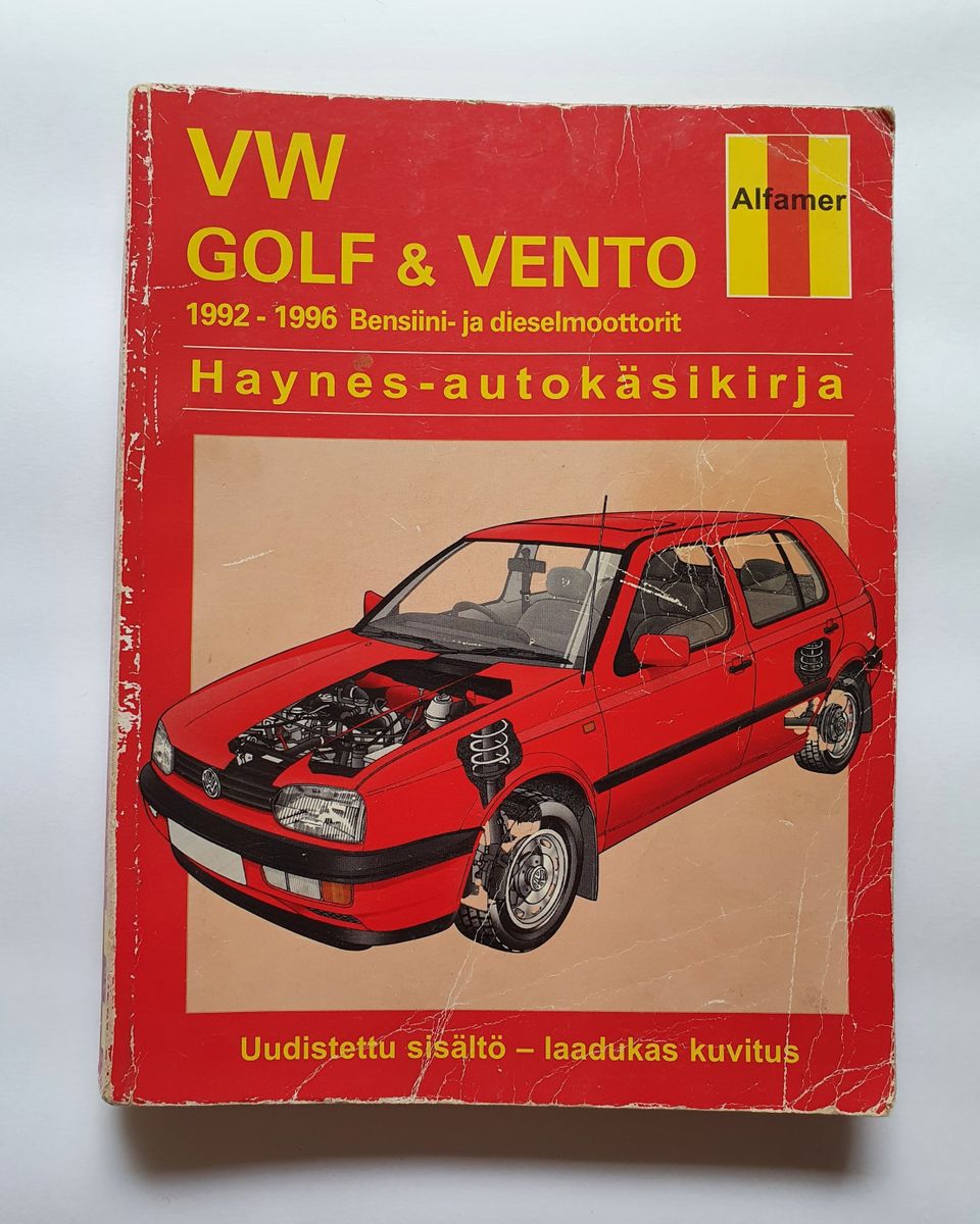 VW Golf & Vento Hayness-autokäsikirja