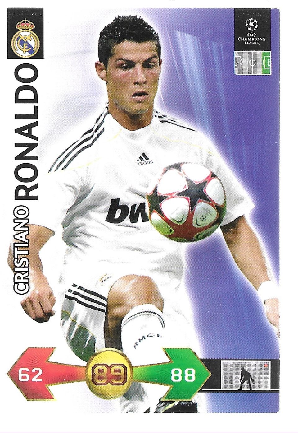 2009-10 Panini Champions League  Cristiano Ronaldo (Real Madrid CF)