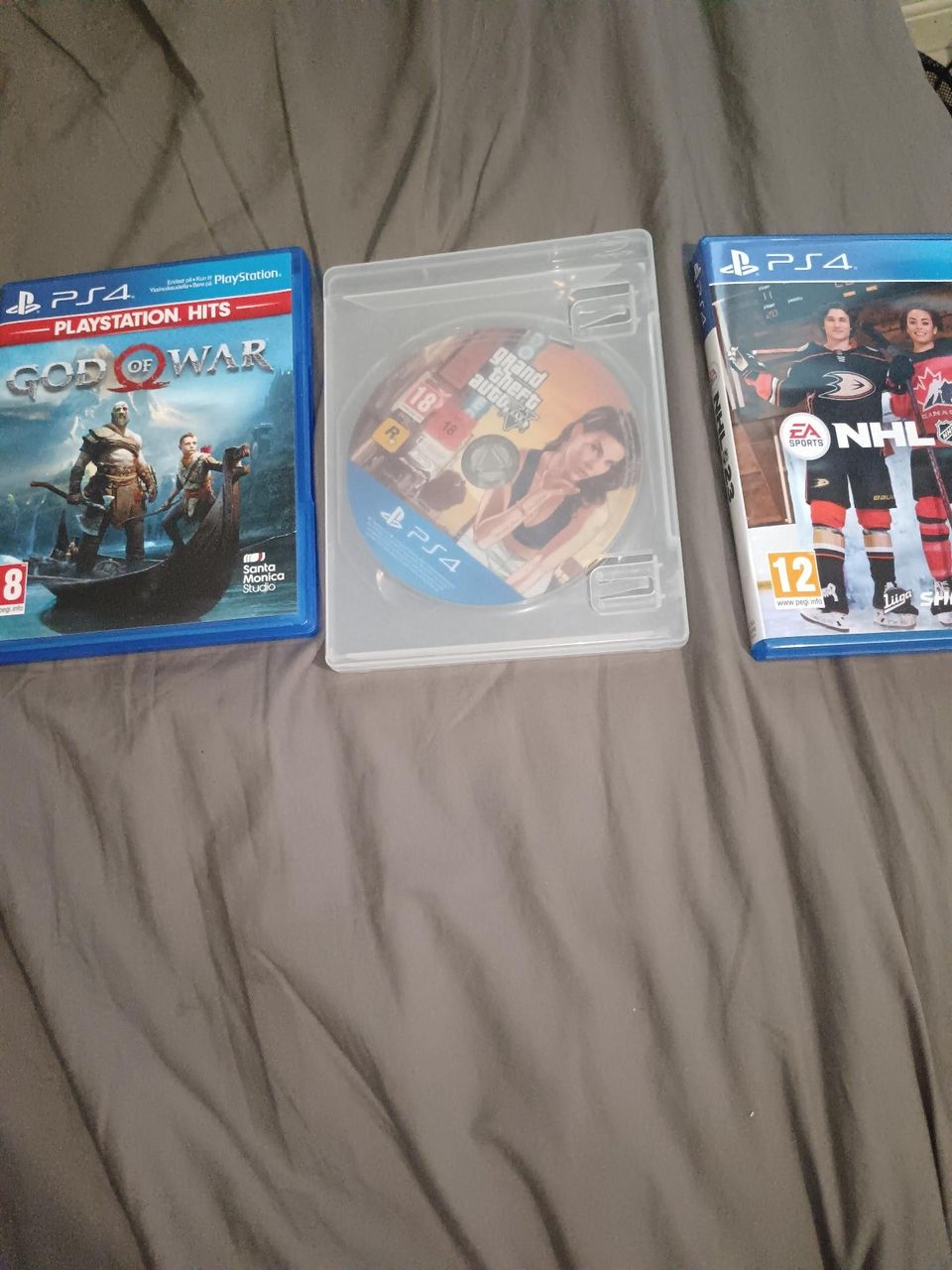 Nhl 23, God Of War Ja Gta 5 Ps4 pelit