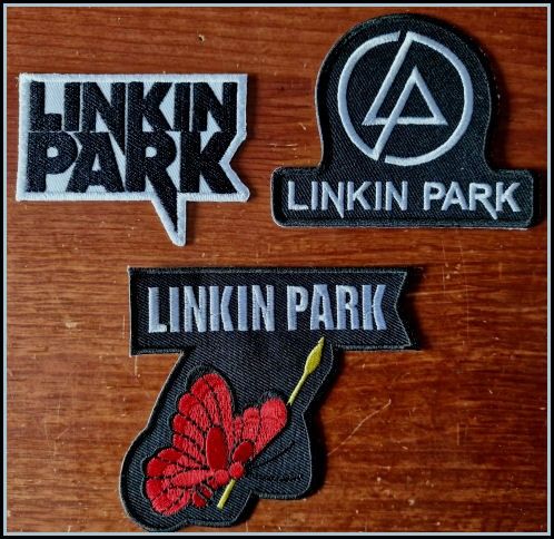 3 kpl erilaisia LINKIN PARK kangasmerkkejä