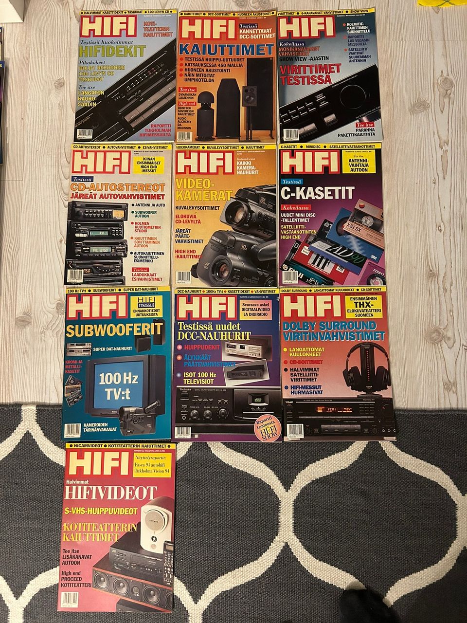 Hi-Fi lehti 1994 koko vuosikerta, hifi, hifilehti