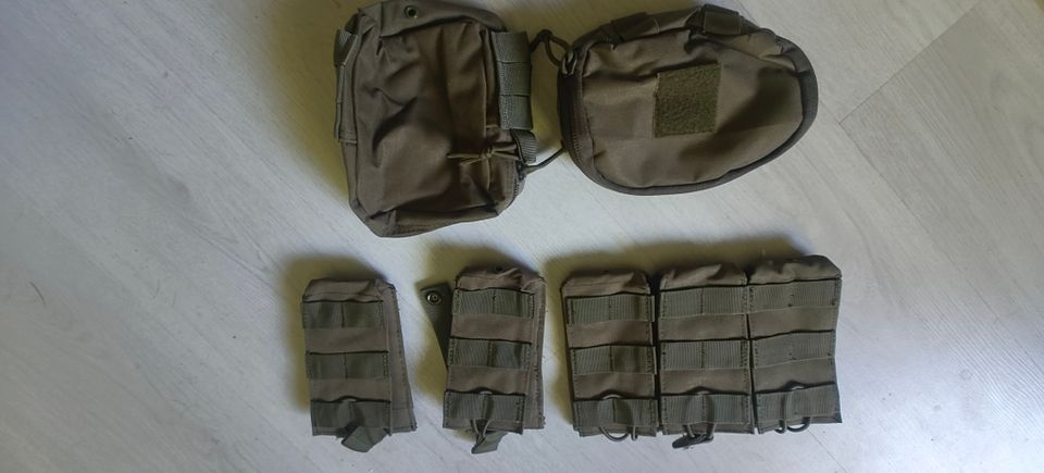 OD green molle taskut ja kotelot