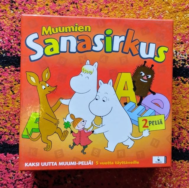 Moomin sanasirkus peli