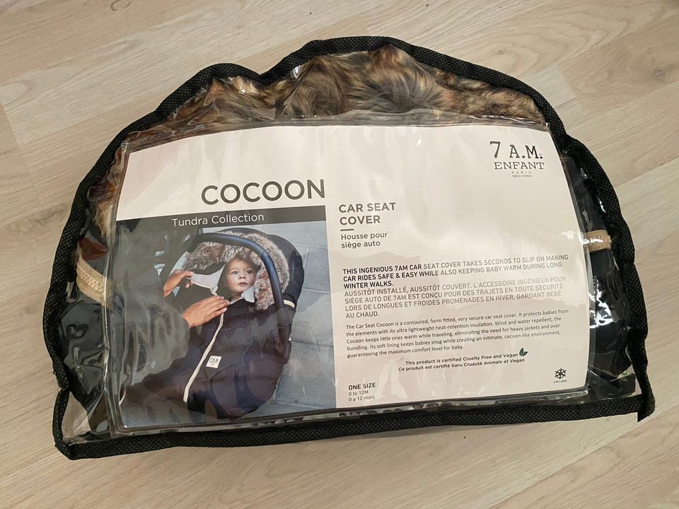 7 AM enfant cocoon car seat cover