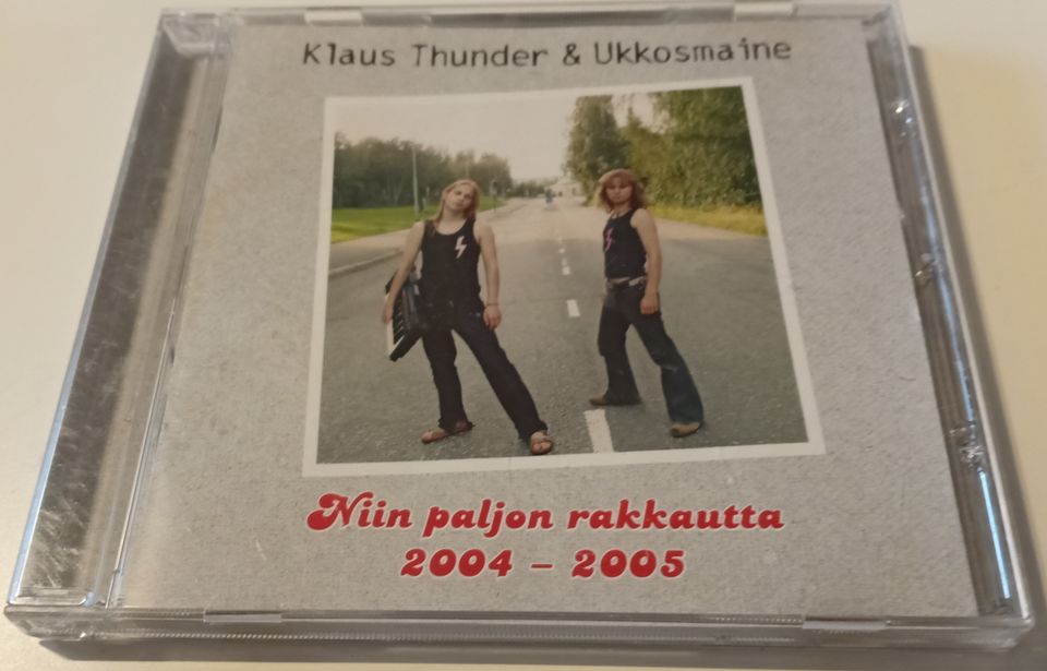 Klaus Thunder & Ukkosmaine: Niin paljon rakkautta 2004 - 2005 CD-levy