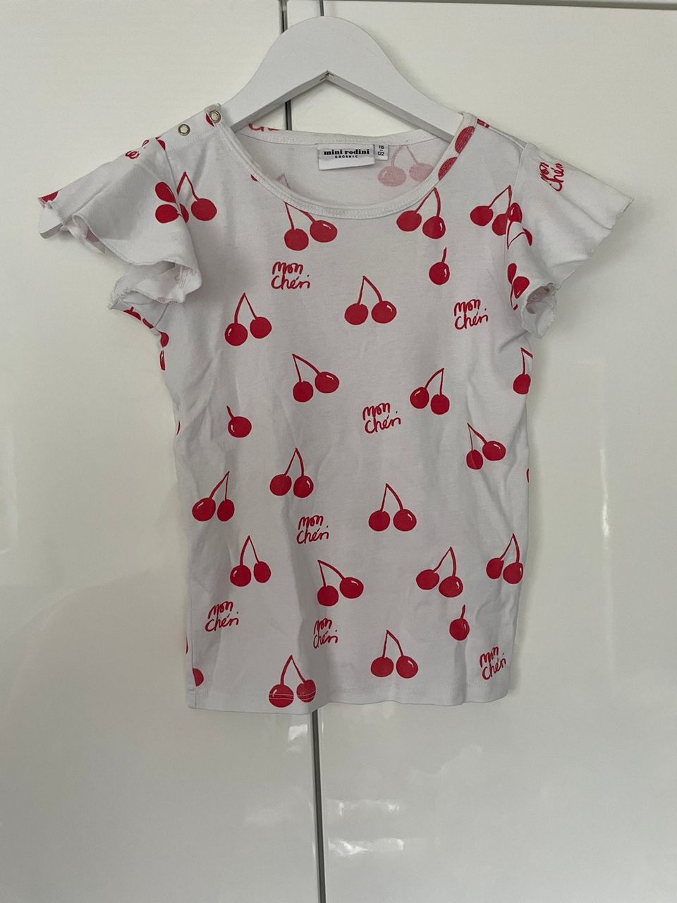Mini Rodini kirsikka -paita, koko 116/122