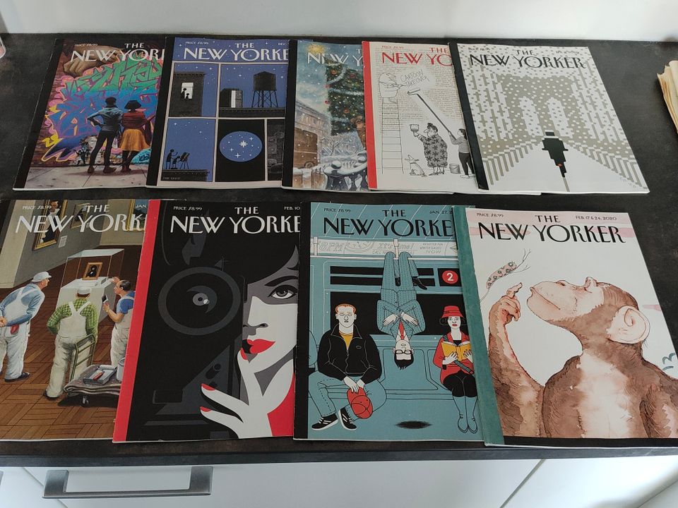 New Yorker lehtiä 9kpl vuosilta 2019 ja 2020