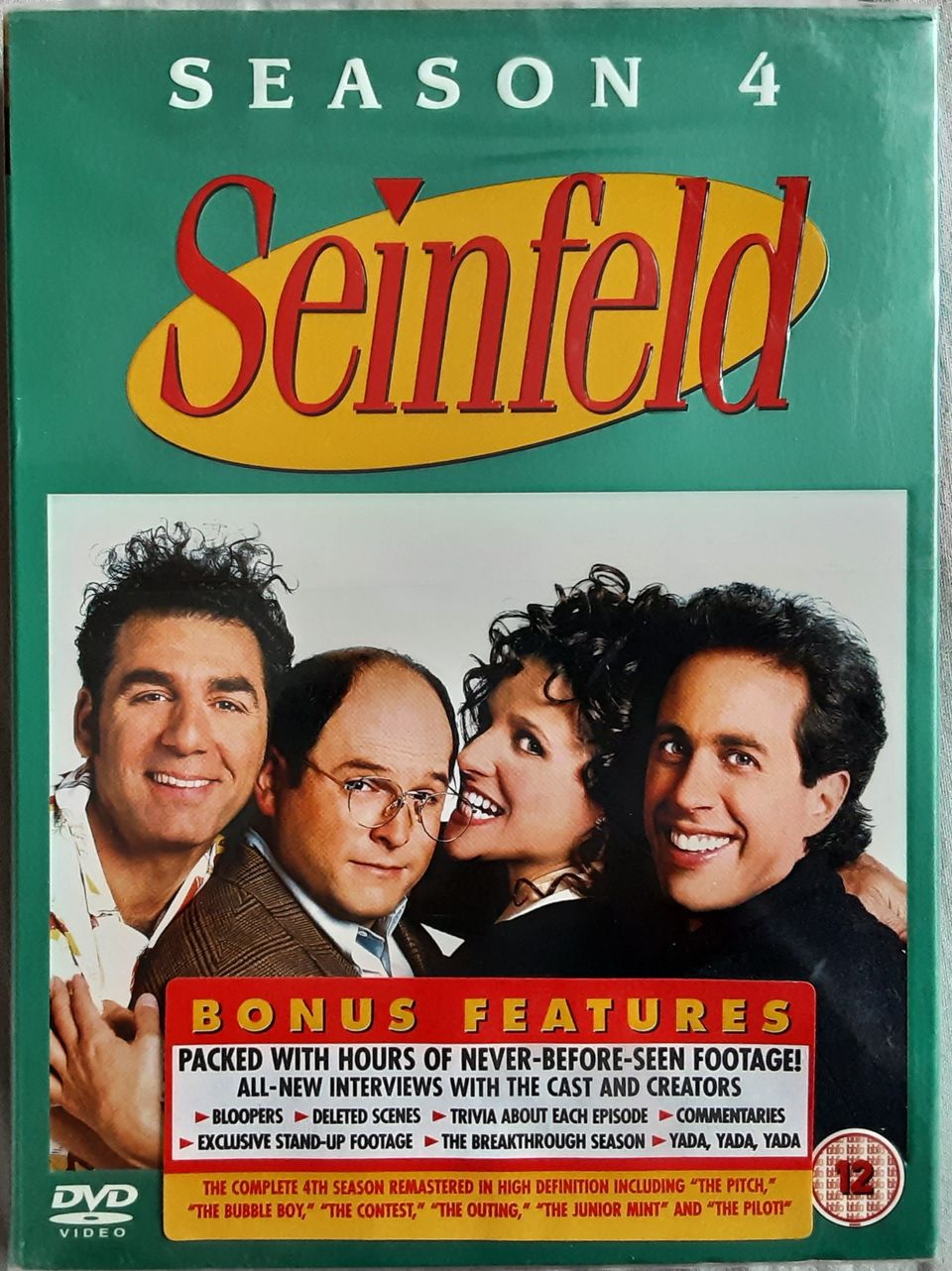 Seinfeld, kausi 4 (DVD) Uusi