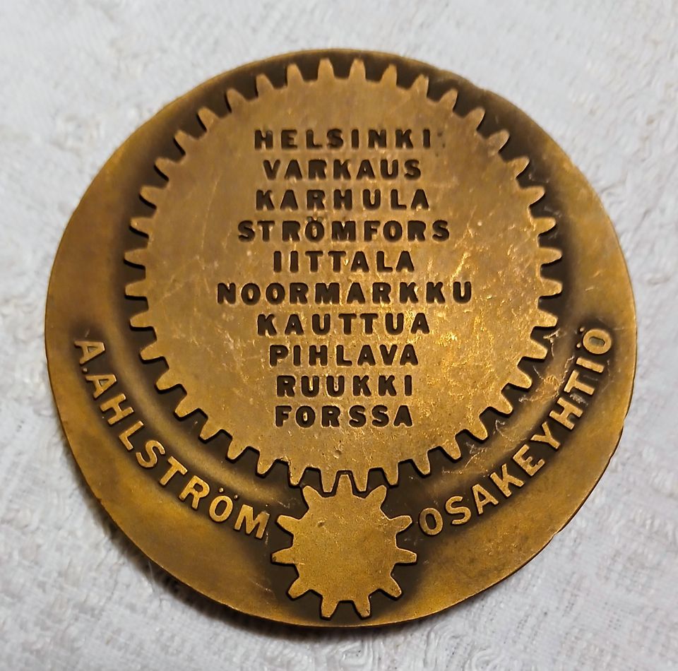 A.Ahlström Osakeyhtiö mitali