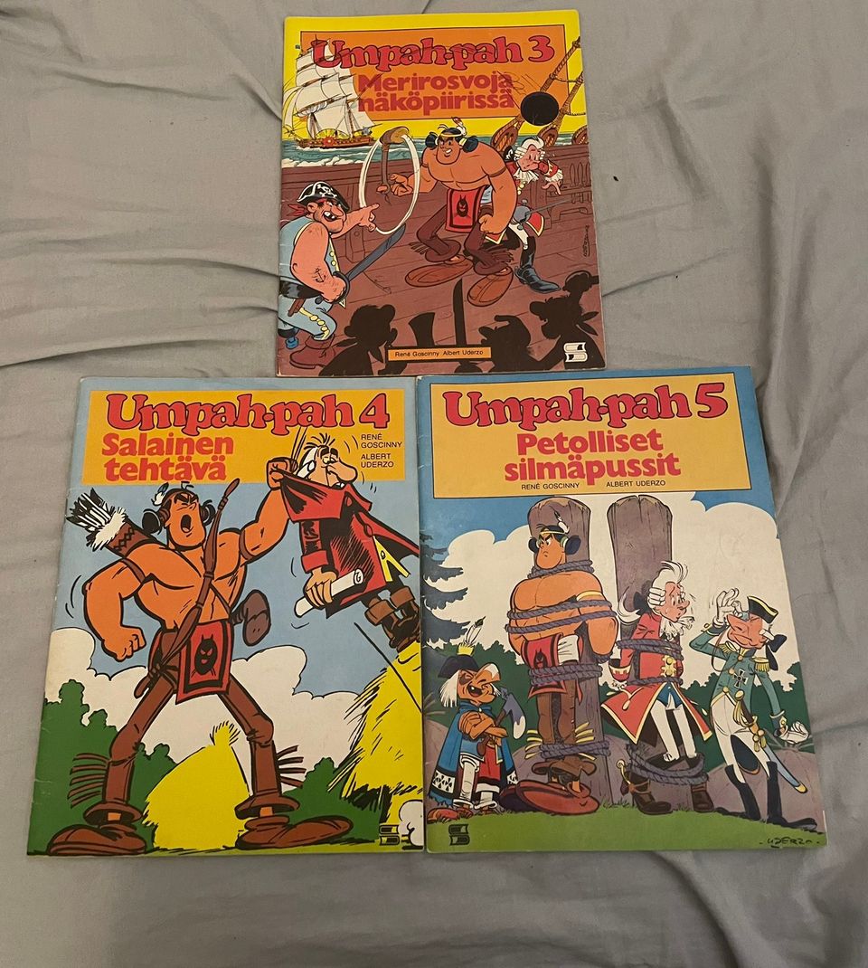 Umpahpah numerot 3, 4 ja 5 1970-luvulta