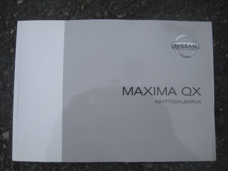 Nissan Maxima QX A33 käyttö-ohjekirja Suomen-kielinen