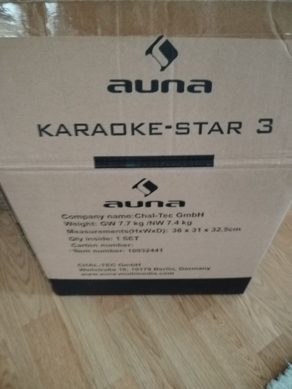 auna karaoke star 3 setti (bluetooth)