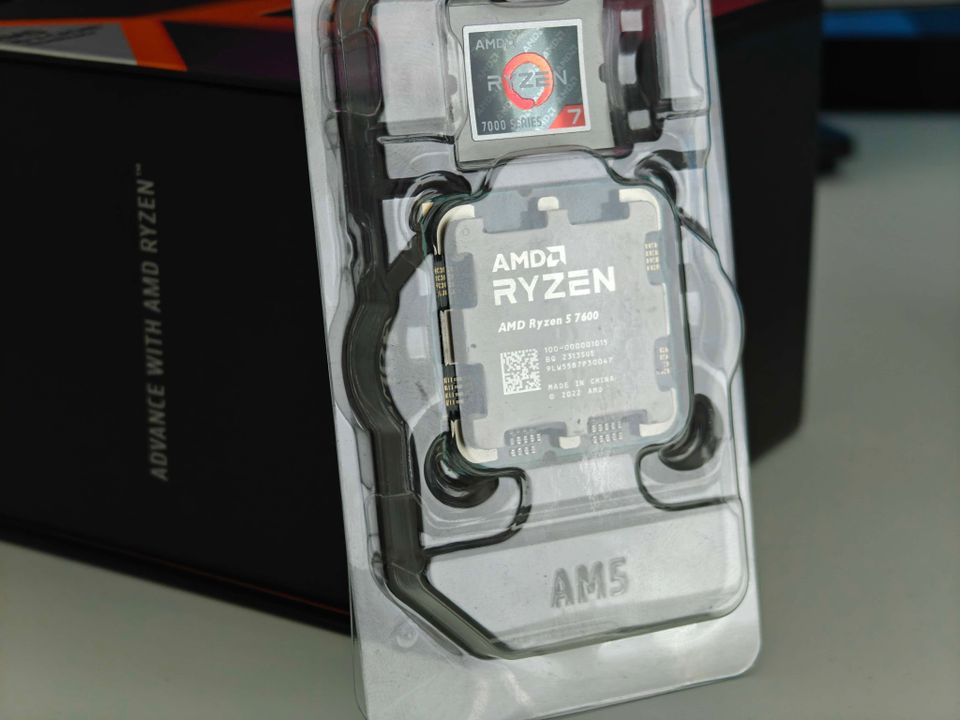 AMD Ryzen 5 7600, AM5, 3.8 GHz, 6-Core