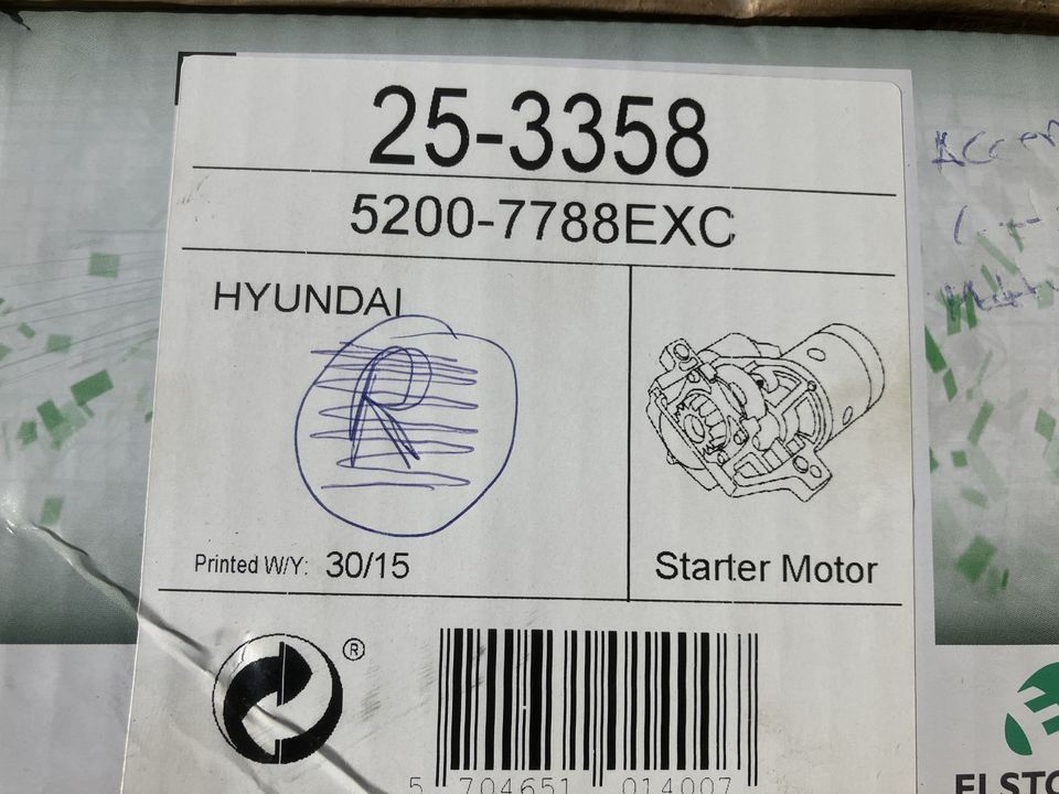 Hyundai Getz/Matrix 1.5CRDi Startti 01-11