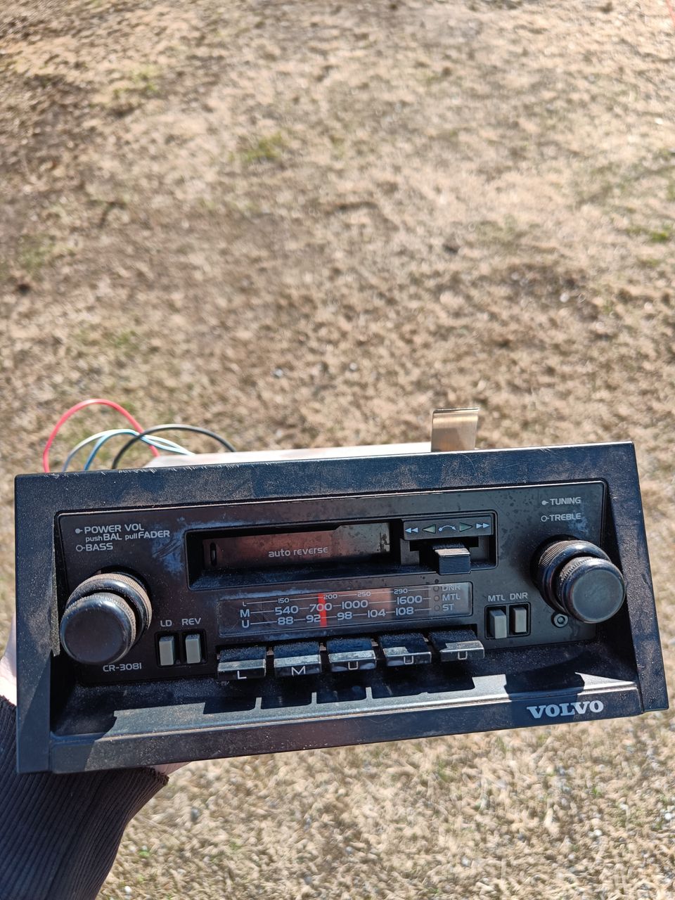 Volvo 740 alkuperäinen radio/kasettisoitin