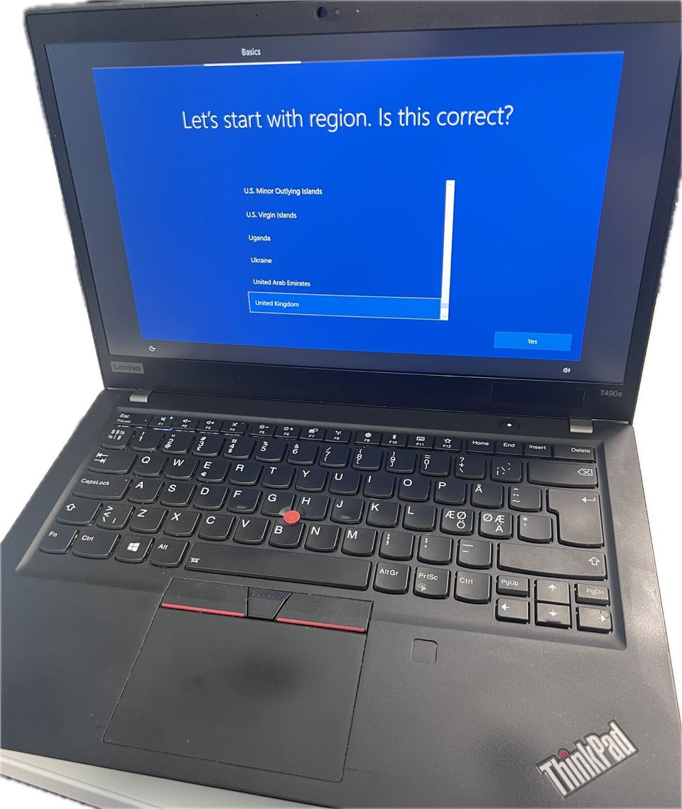 Lenovo T490s i5 16GB 256gb